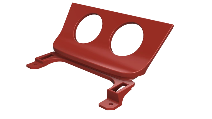 3D gedruckter Anzeigenhalter für Mazda RX8